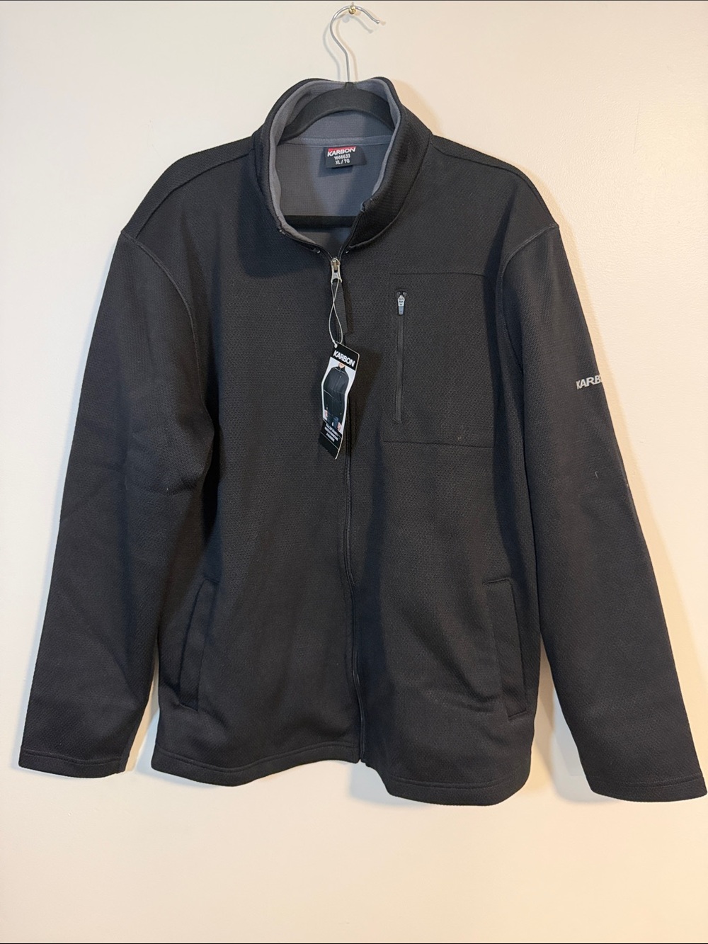 Karbon Black Lightweight Full-Zip Shirt Jacket